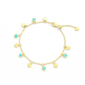 Hearts Adjustable Bracelet