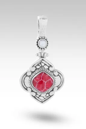 Joyful Pendant II™ in Red Indonesian Coral