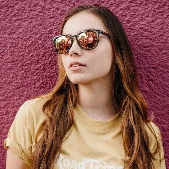 Knockaround Sunglasses | Paso Robles | Slate Tortoise Shell / Rose Gold