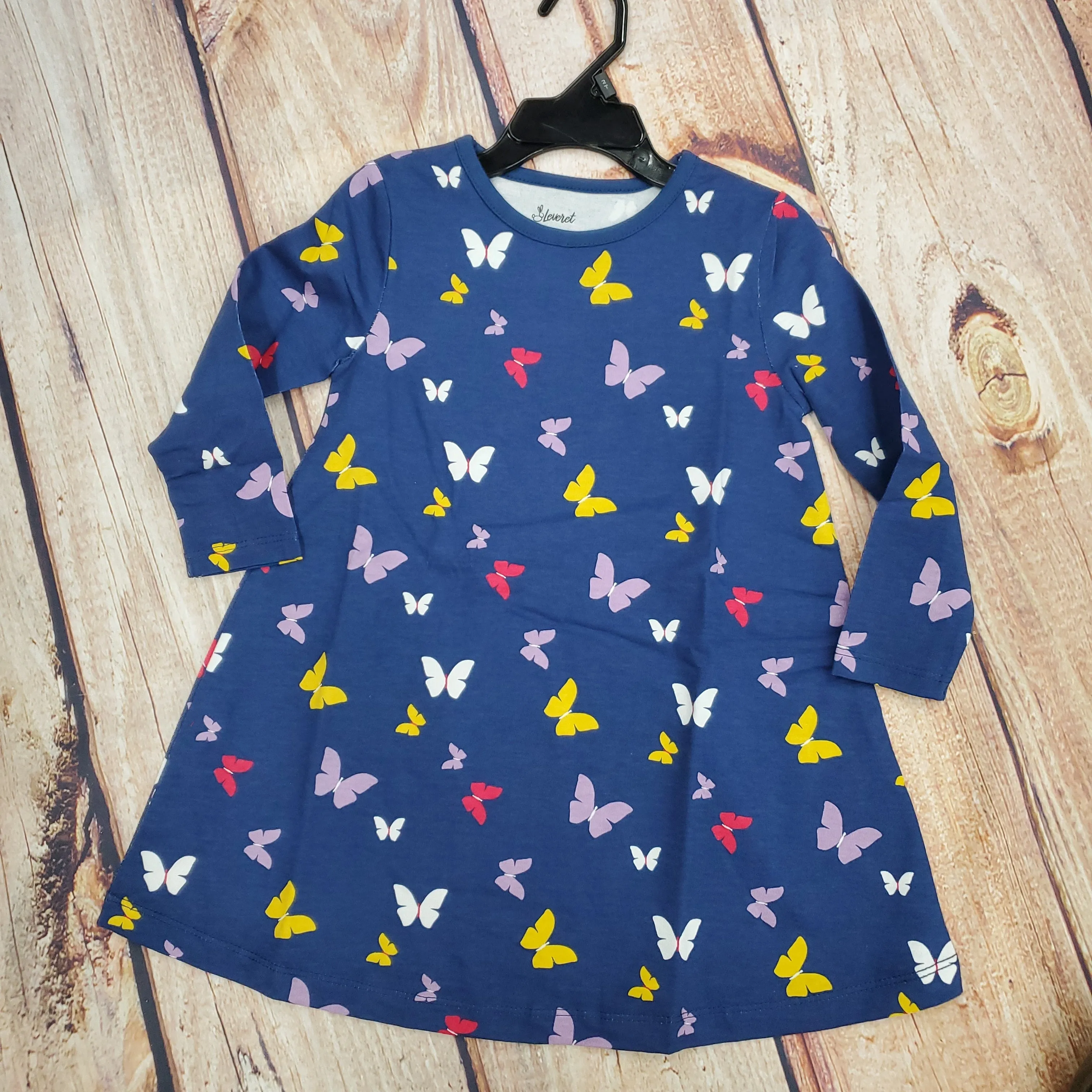 LEVERET BUTTERFLY DRESS WITH MATCHING DOLL SET