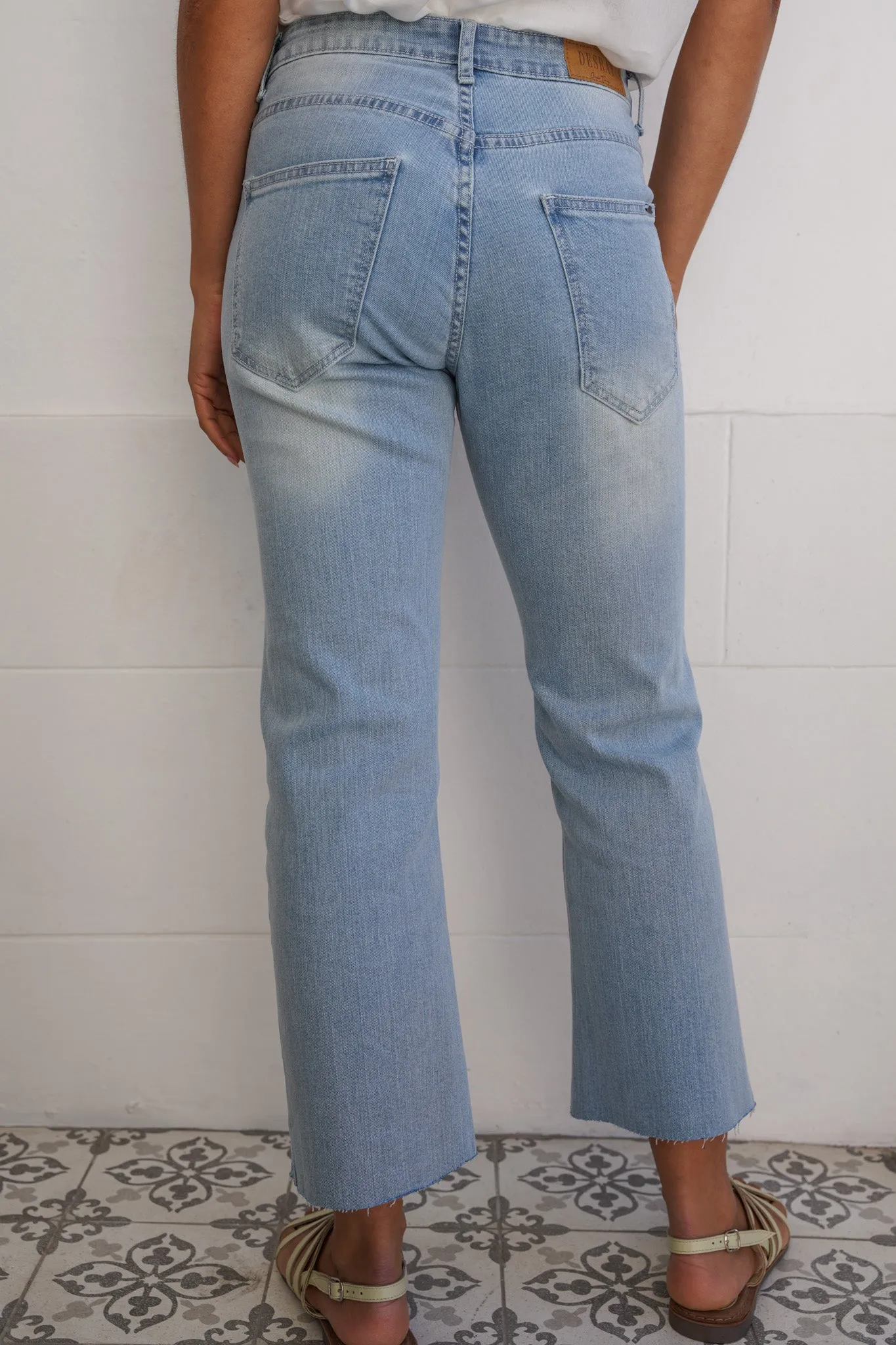 Light Blue Cropped Vintage