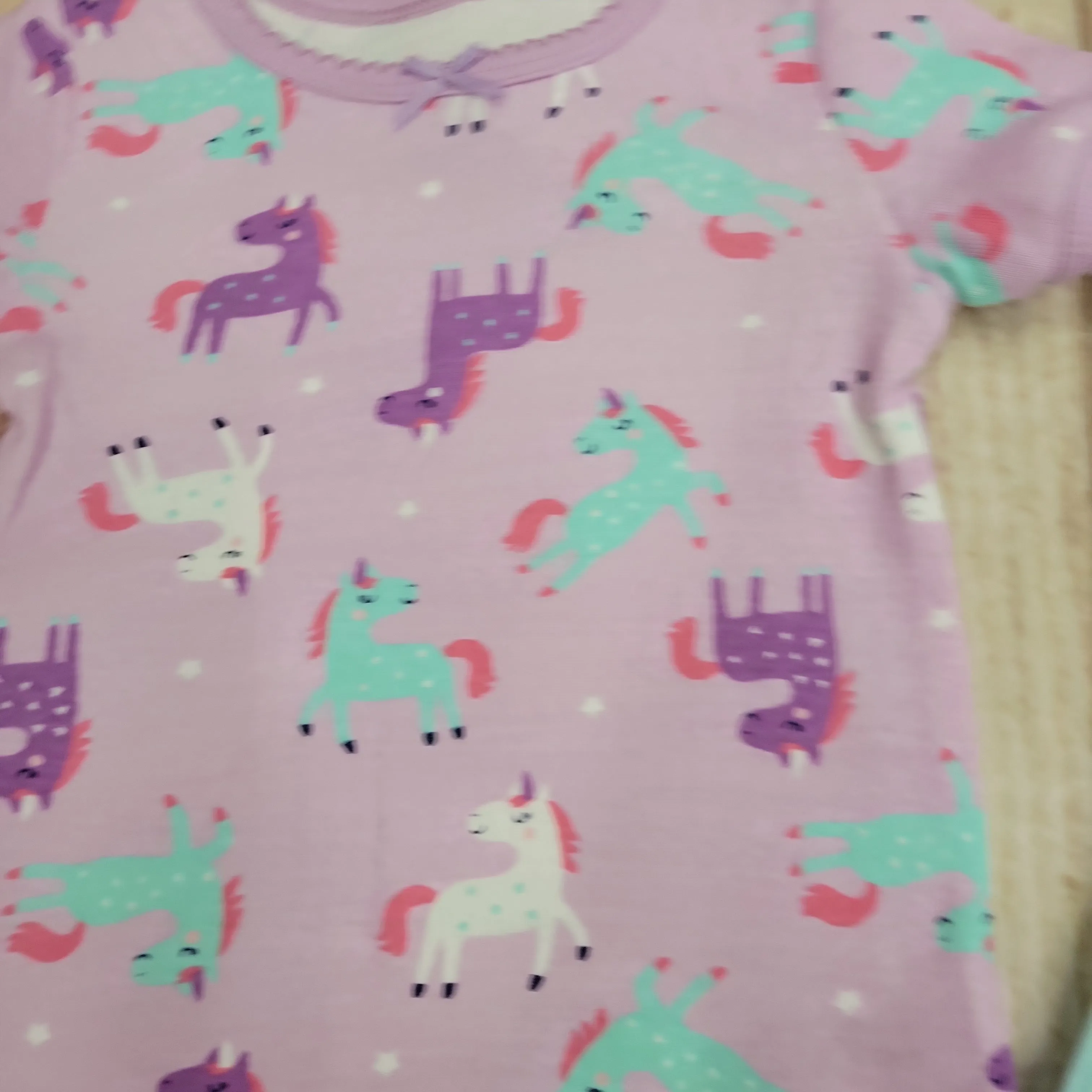 Little Me Unicorn 4pc PJ Set