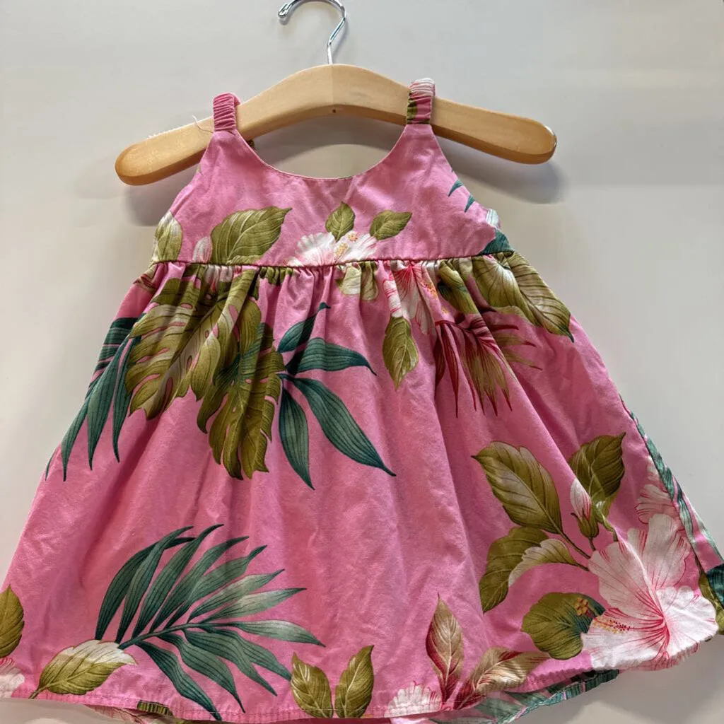 M D Fashion Hawaiian Flower SS Dress ~12/18M