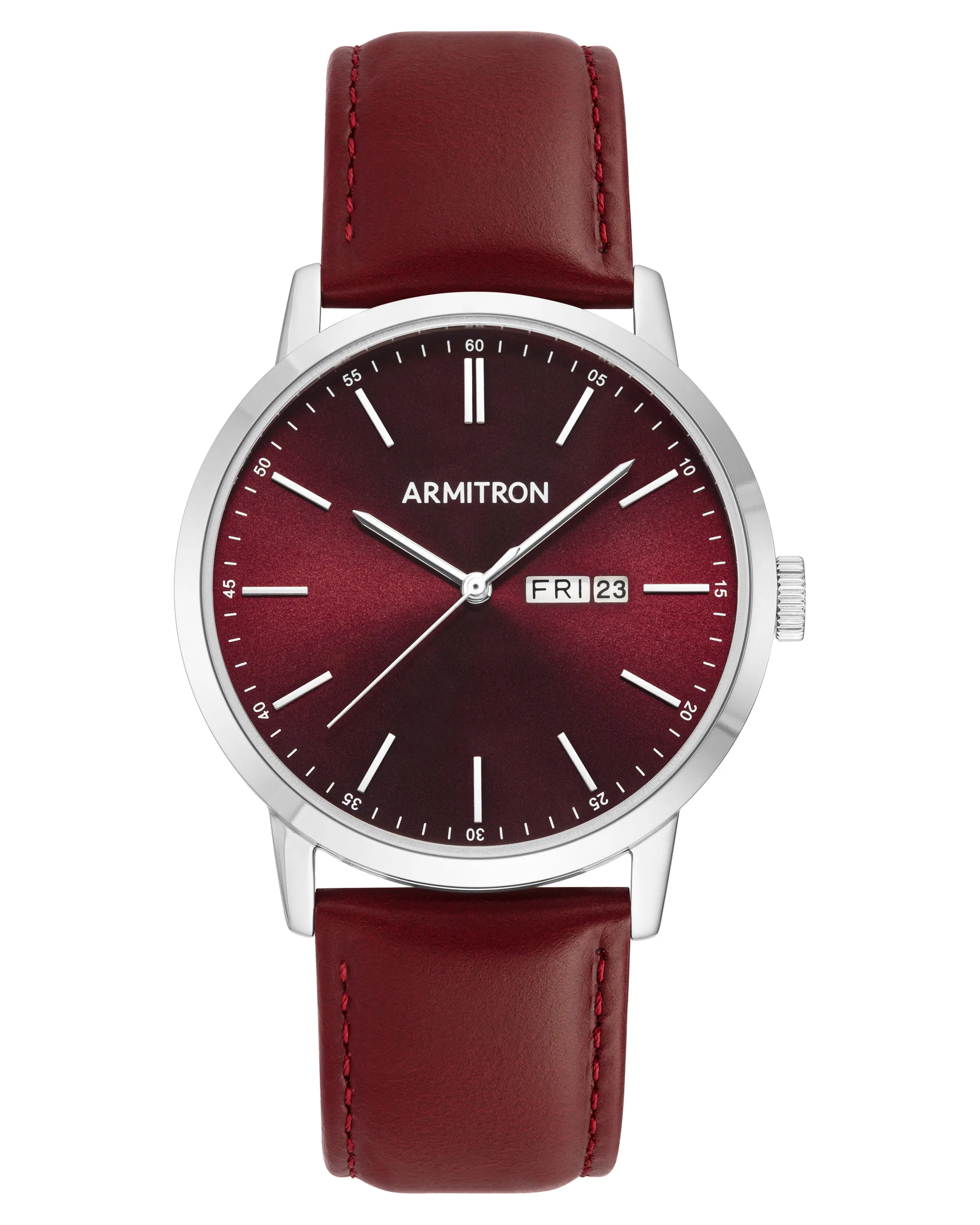 Miles™ | 42mm, Burgundy/Brown