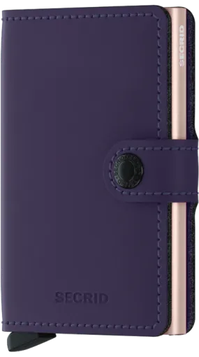 Miniwallet: Matte Purple