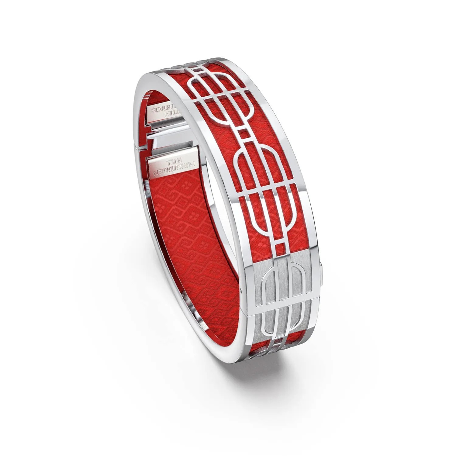 Nanyang Dream Bangle - Dragon Red - Sterling Silver