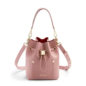 Niko-Niko Mini Bucket Bag - Puce/Maroon