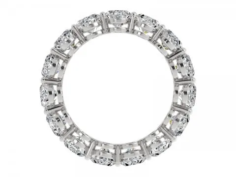 Oval Eternity Band