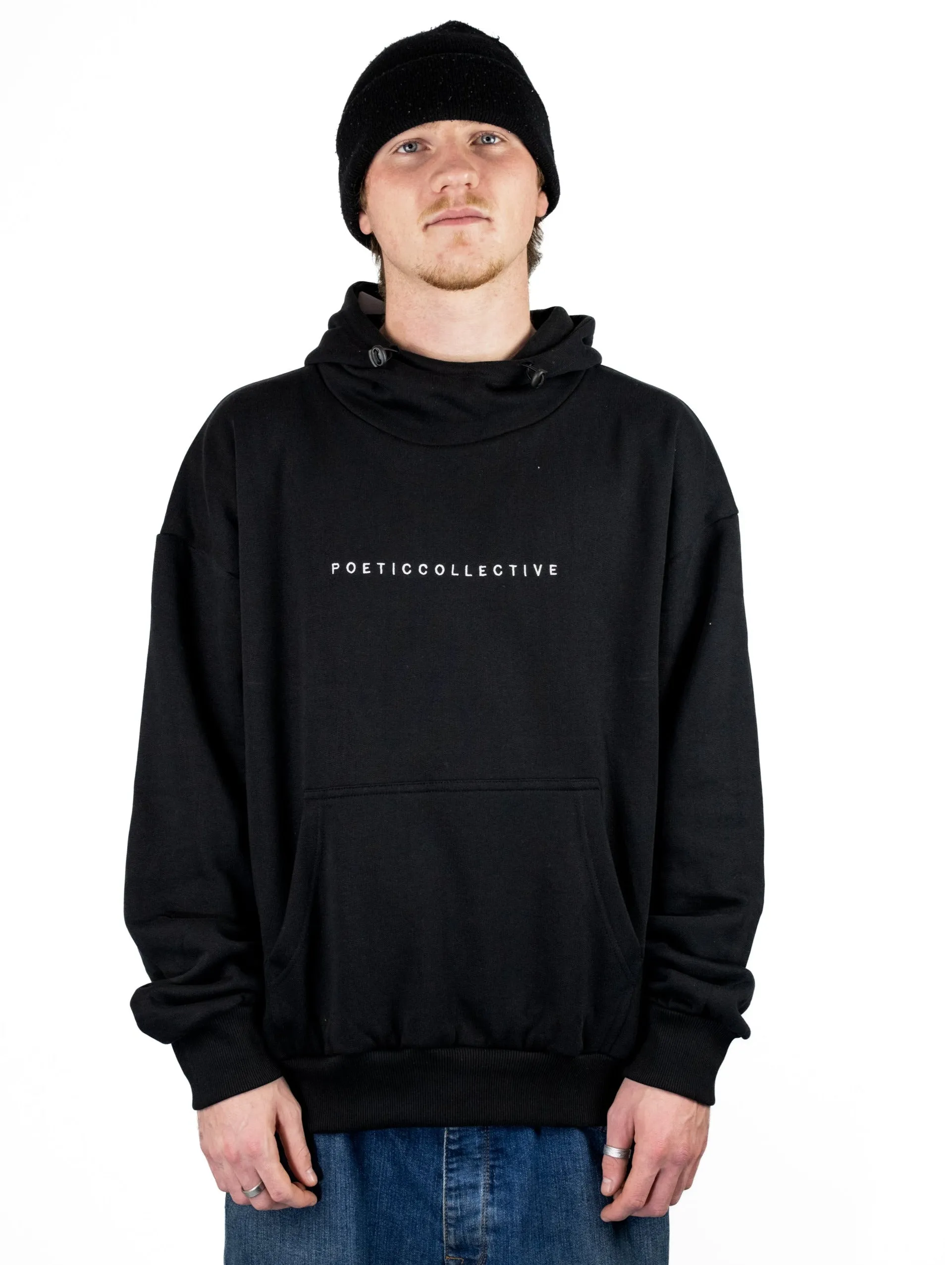 Poetic Collective - Ninja Hoodie - Heavyweight Organic Cotton Hoodie - Black