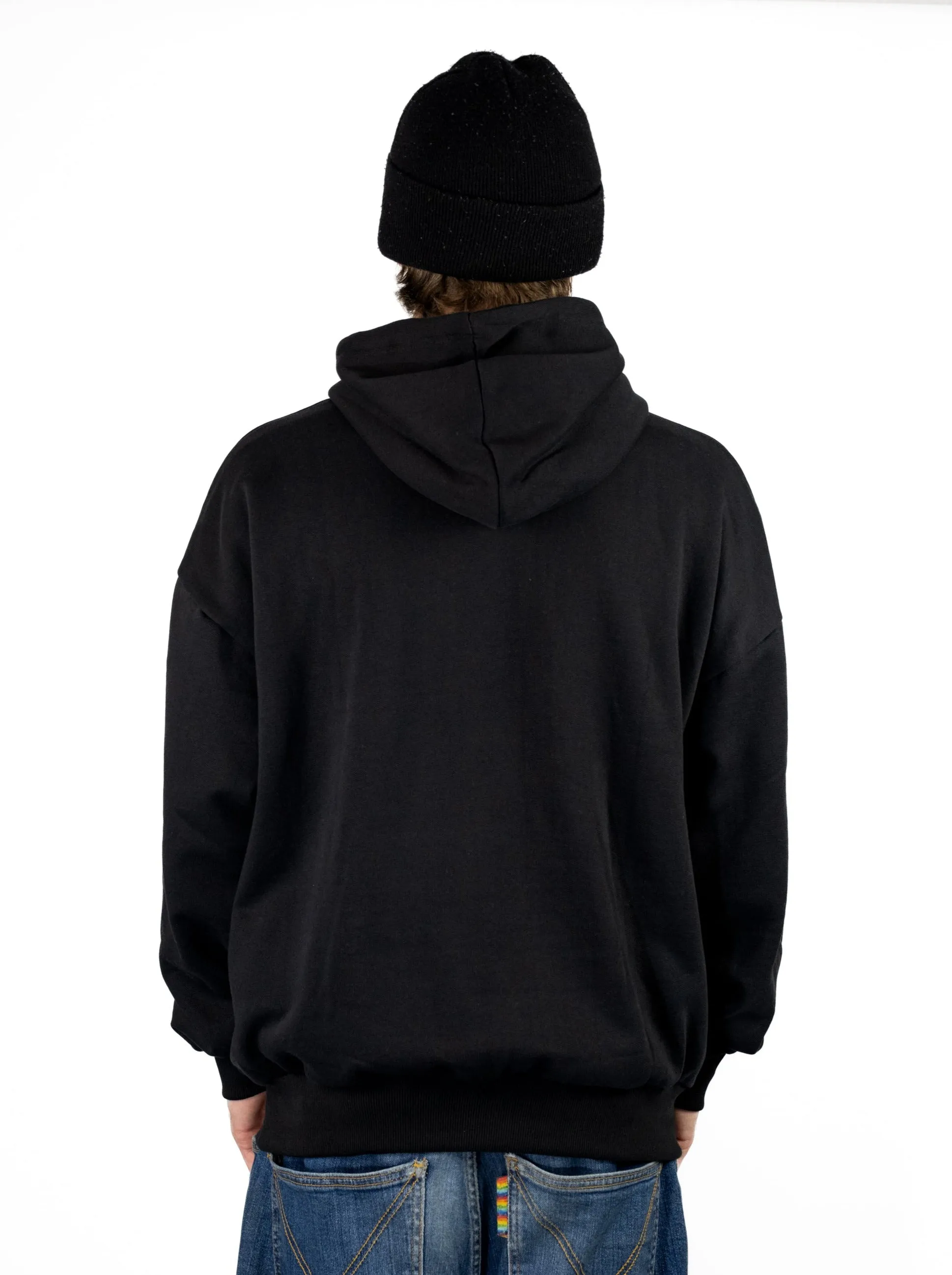 Poetic Collective - Ninja Hoodie - Heavyweight Organic Cotton Hoodie - Black