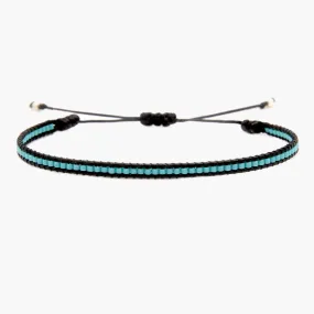 Purnama Miyuki Bracelet (Black/Turquoise)