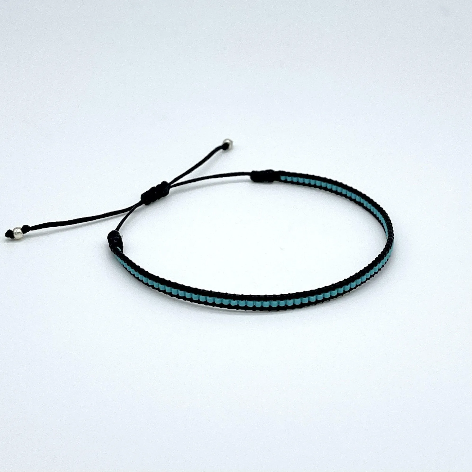 Purnama Miyuki Bracelet (Black/Turquoise)