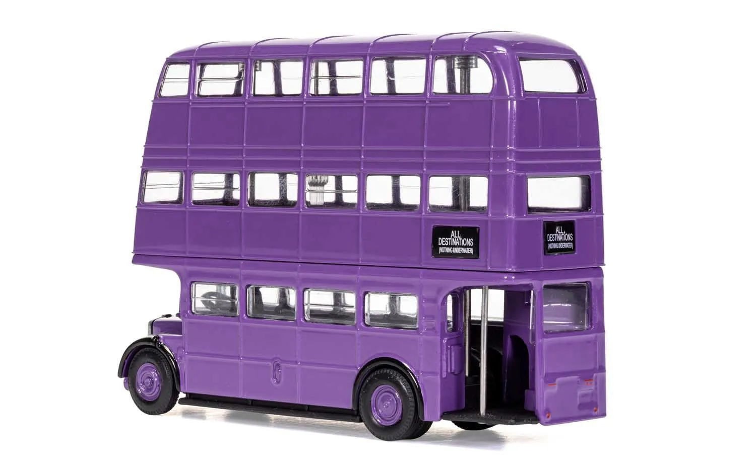 "Knight Bus" Triple Decker Bus Purple "Harry Potter" Movie Series Diecast Model by Corgi