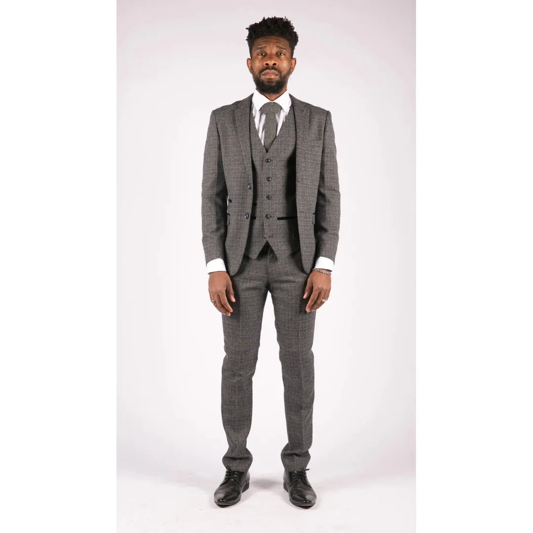 Ralph - Men's 3 Piece Suit Tweed Check 1920s