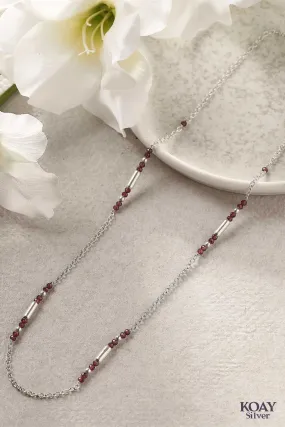 Red Stones Necklace