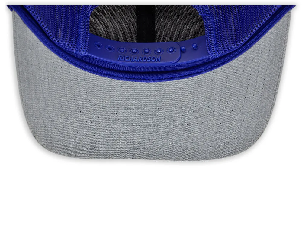 Richardson 112 Trucker - Heather Grey/Royal Blue