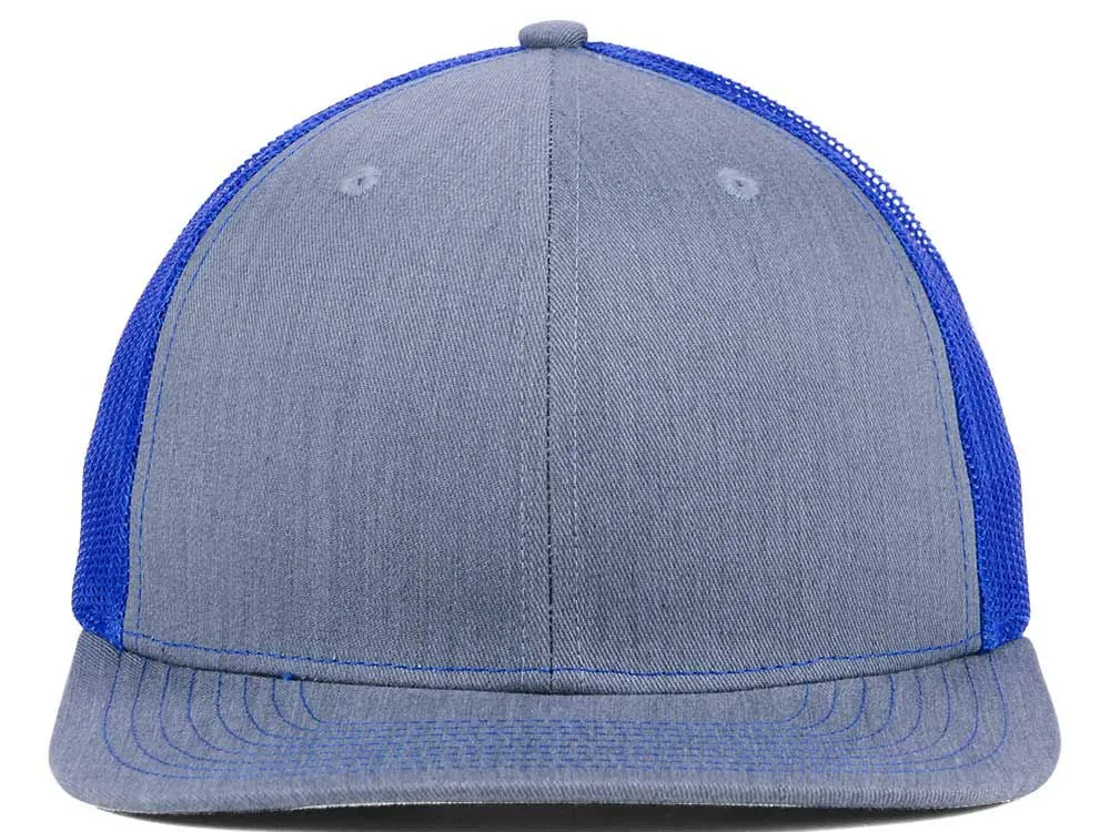 Richardson 112 Trucker - Heather Grey/Royal Blue