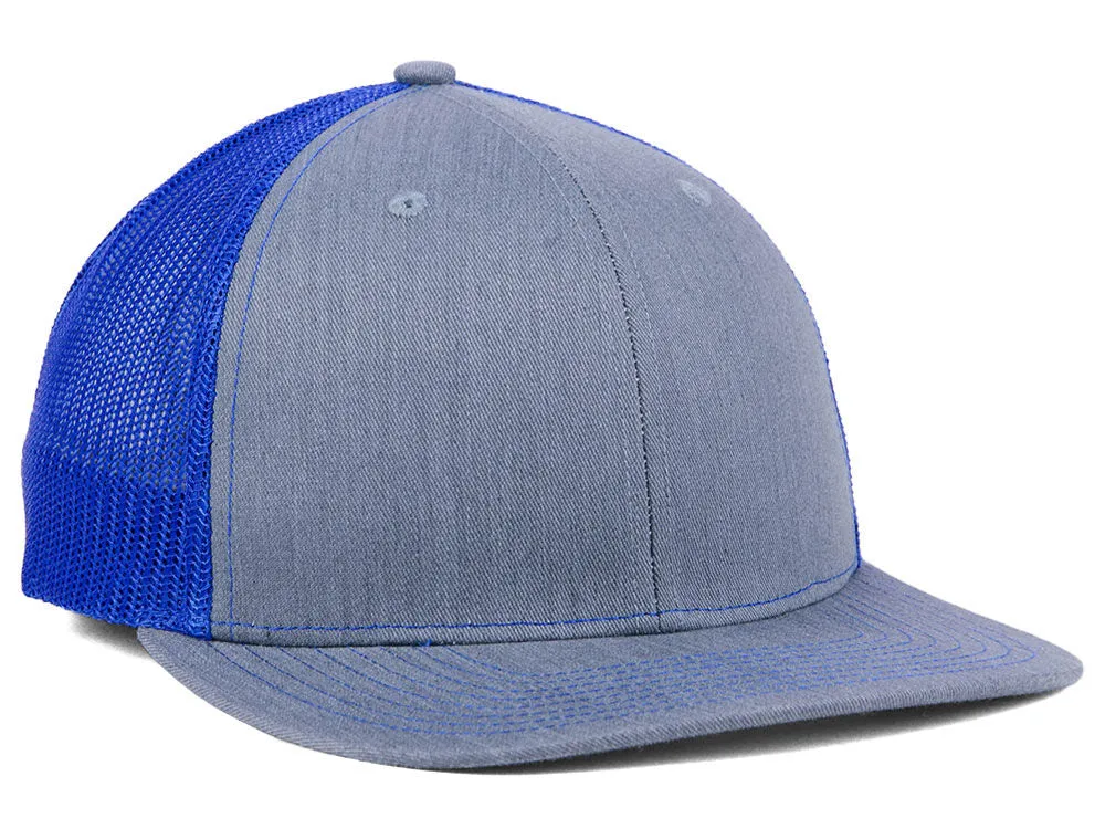 Richardson 112 Trucker - Heather Grey/Royal Blue