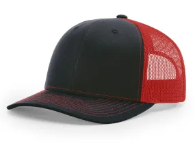 Richardson 112 Trucker - Navy/Red