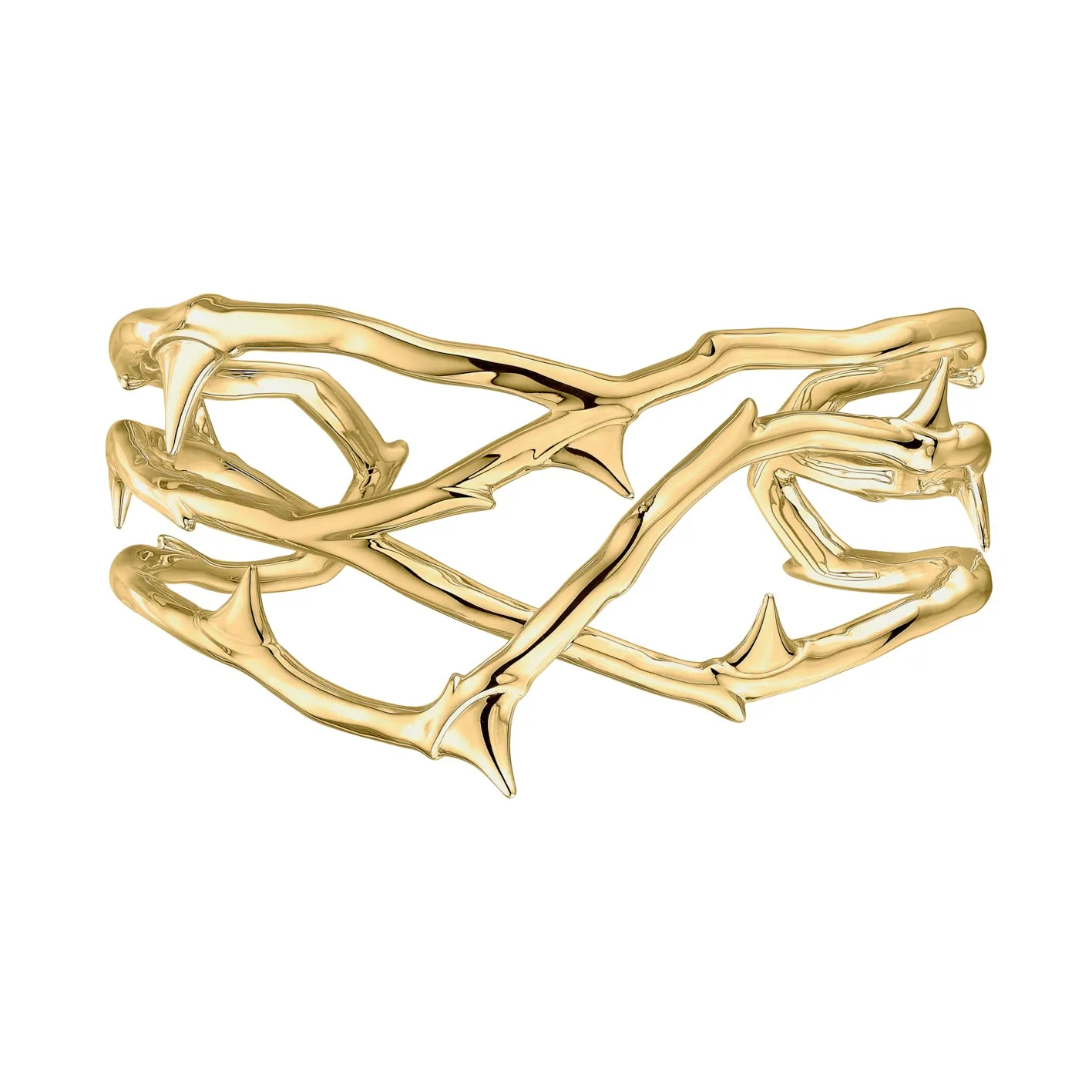 Rose Thorn Small Cuff - Yellow Gold Vermeil