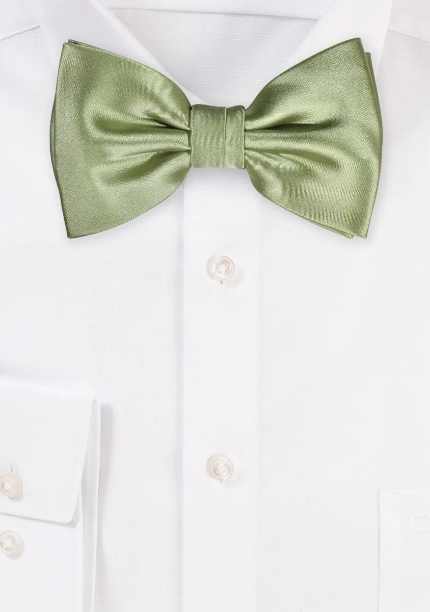 Sage Solid Bowtie