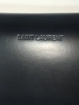 Saint Laurent - Bold Transparent Blue Framed Sunglasses with Purple Lenses