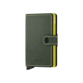 Secrid Mini Wallet Matte Green & Lime