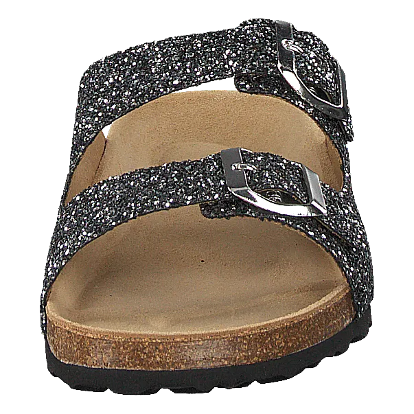 Slipper Blk - Black