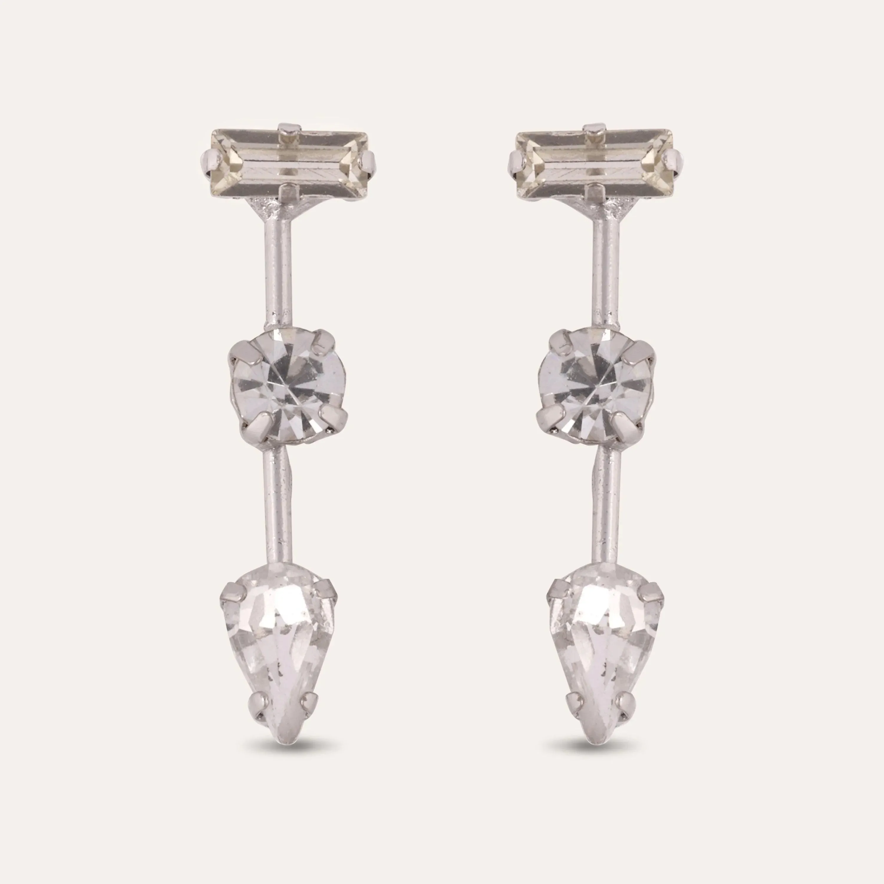 TFC Lovestruck Silver Plated Stud Earrings