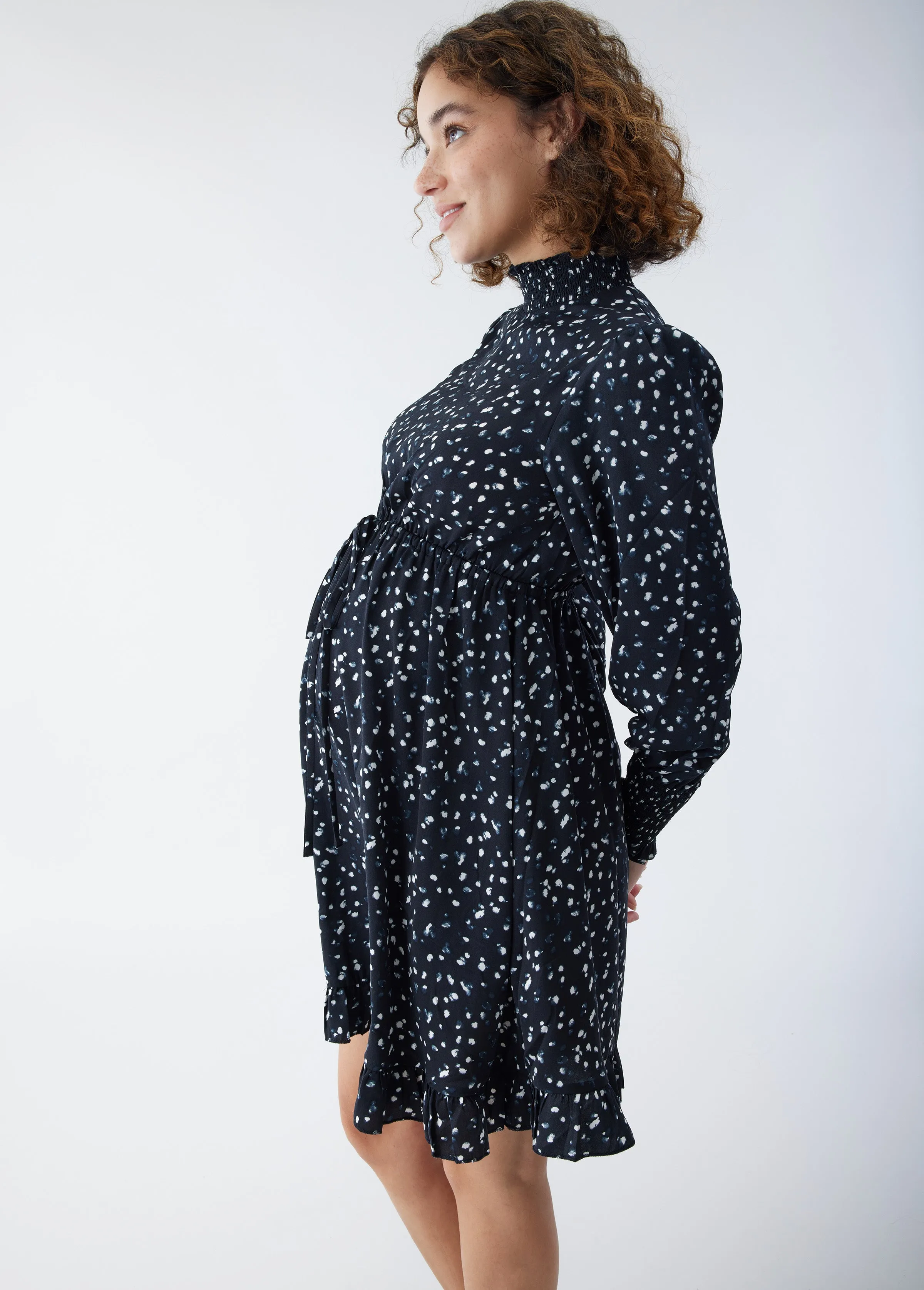 The Mingle Black Maternity Dress